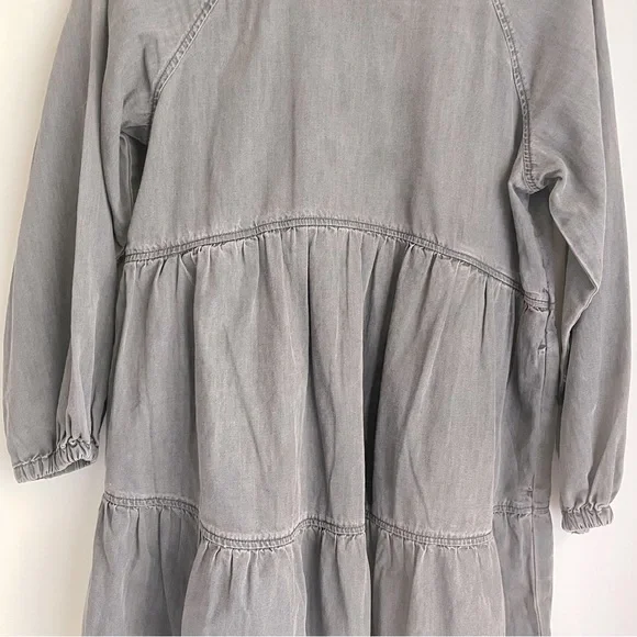 Madewell Denim Raglan-Sleeve Mini Dress in Lunar Wash - Picture 9 of 16